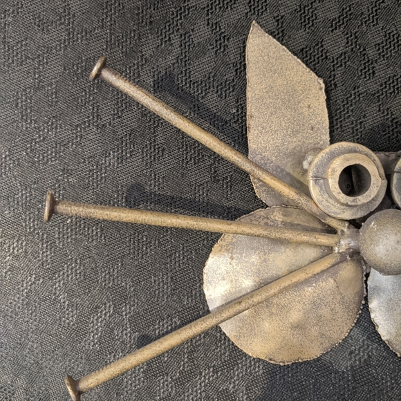 Scrap Metal Cat Folk Art Wall Decor - Picture 4 of 5